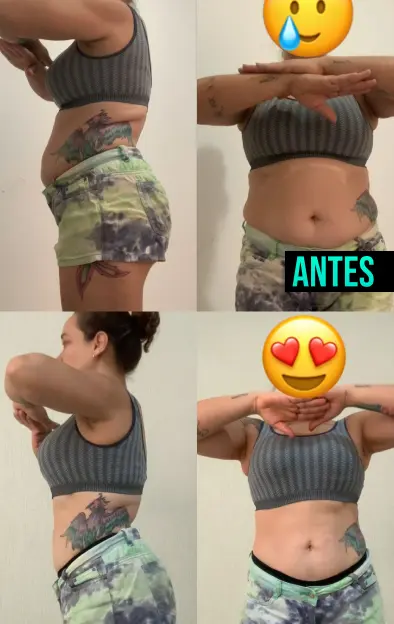 Antes e Depois de usar Secaps Black